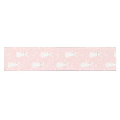 Chemin De Table Court Lapin Rose fille (Horizontal)