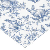 Chemin De Table Court Lapins de Pâques Chinoiserie Motif (Coin)