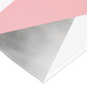 Chemin De Table Court l'argent moderne élégant de faux rougissent (Coin)