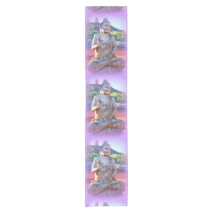 Chemin De Table Court lavande aura buddhas