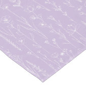 Chemin De Table Court Lavender Wildflower Baby Shower Table Runner (Coin)