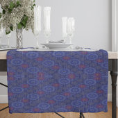 Chemin De Table Court Le Berry floral pluvieux fibres scatter texturé