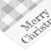 Chemin De Table Court Le Buffalo Check des agriculteurs| Joyeux Noël (Coin)