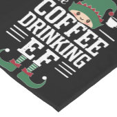 Chemin De Table Court Le Café Boire Famille Elfe Correspondant Noël (Coin)