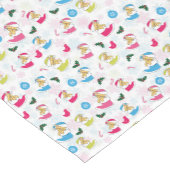 Chemin De Table Court Le chat de Noël dort (Coin)