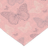 Chemin De Table Court Le rose de papillon (Coin)