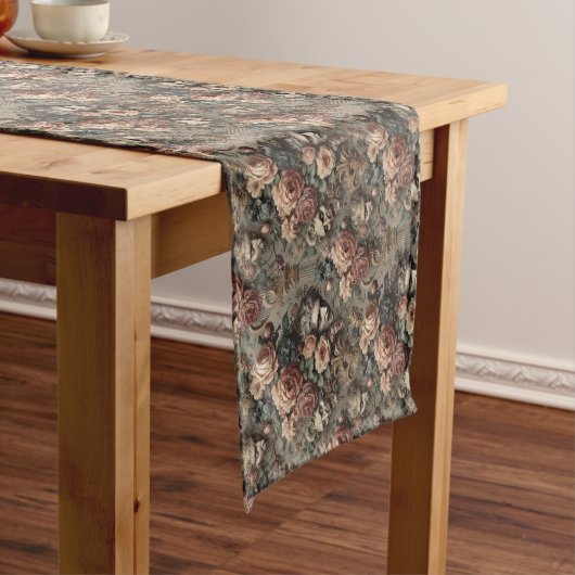 Chemin De Table Court Le Velvet Crash - Gothique Victorien Design (In Situ)