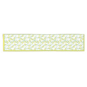 Chemin De Table Court Lemons pattern  short table runner (Horizontal)