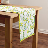 Chemin De Table Court Lemons pattern short table runner (In Situ)
