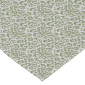 Chemin De Table Court Léopard tacheté gris olive (Coin)