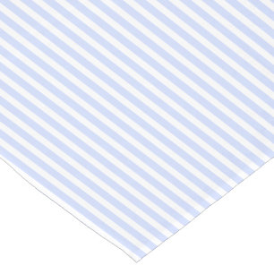 Chemin De Table Court Les bleus layette tendres pâlissent la rayure de