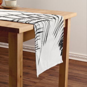 Chemin De Table Court Les lignes grises traversées nous rappellent les d