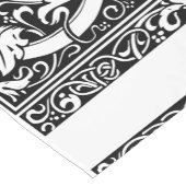 Chemin De Table Court Lettre G Monogramme médiéval Art Nouveau (Coin)