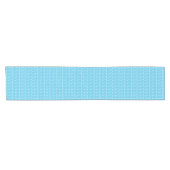 Chemin De Table Court Lettre initiale A, Aqua Blue (Horizontal)