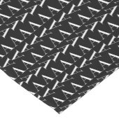 Chemin De Table Court Lettre initiale A monogramme (Coin)