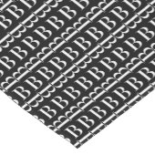 CHEMIN DE TABLE COURT LETTRE INITIALE MONOGRAPHIQUE B (Coin)