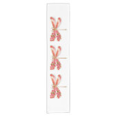 Chemin De Table Court libellule de fleurs avec sakura de bijoux (Devant)