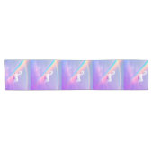 Chemin De Table Court Licorne et arc-en-ciel (Horizontal)