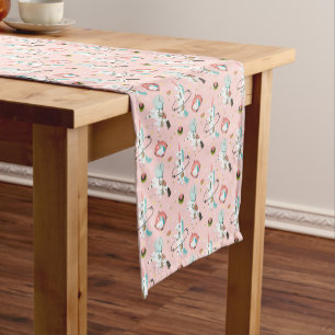 Chemin De Table Court Licornes dans le motif de l'espace