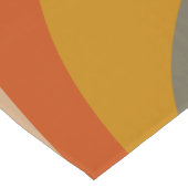 Chemin De Table Court Lignes Abstraites de vague d'automne modernes dans (Coin)