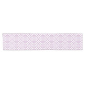 Chemin De Table Court Lilac Trellis pourpre (Horizontal)