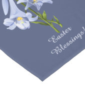 Chemin De Table Court Lily Bouquet Bénédiction de Pâques (Coin)