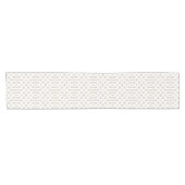 Chemin De Table Court Lin Trellis beige (Horizontal)