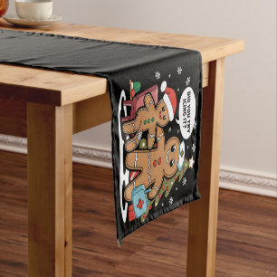 Chemin De Table Court L'Infirmière De Noël Gingerbread Homme Avez-Vous E