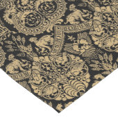 Chemin De Table Court Lions Médiévaux, Oiseaux Et Dragons Motif (Coin)