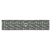 Chemin De Table Court Little Man Hipster Mustache fête d'anniversaire (Horizontal)
