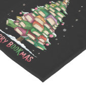 Chemin De Table Court Livre de Noël Lover Tree Librairie Joyeux Bookmas (Coin)