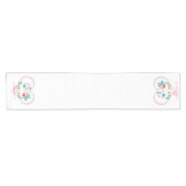 Chemin De Table Court Llama d'amour  (Horizontal)
