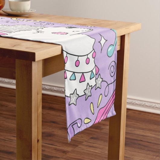 Chemin De Table Court Llama motif 1 (In Situ)