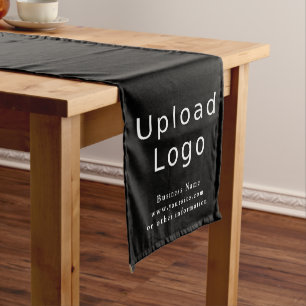 Chemin De Table Court Logo personnalisé Marque d'entreprise Promotionnel