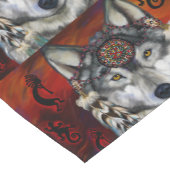 CHEMIN DE TABLE COURT LOUP GRIS (Coin)