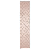 Chemin De Table Court Luxe motif Rose Gold (Devant)