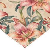 Chemin De Table Court Lys de mauve et de cuivre sur tan (Coin)