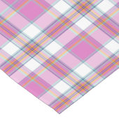 Chemin De Table Court Madras Style Rose Plat été (Coin)