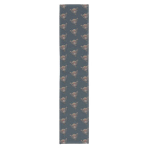 Chemin De Table Court Magnifique motif de dinde de Thanksgiving