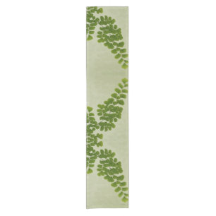Chemin De Table Court Maiden Hair Fern Frond