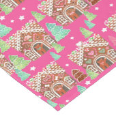 Chemin De Table Court Maison en pain d'épices avec chat en pain d'épices (Coin)