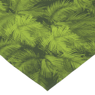 Chemin De Table Court Makana Palms Hawaiian Tropical Print