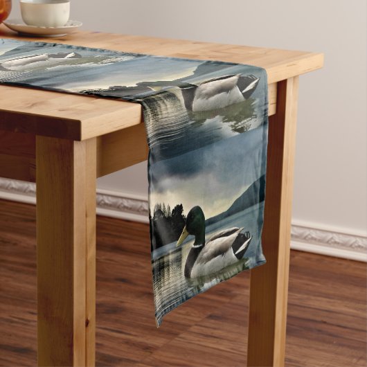 Chemin De Table Court Mallard Duck (In Situ)