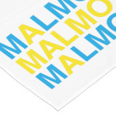 Chemin De Table Court MALMO Swedish Flag (Coin)