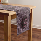 Chemin De Table Court Mandala de rose (In Situ)