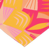 Chemin De Table Court Mandala superposé orange rose jaune (Coin)