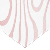 Chemin De Table Court Marbre doré blanc moderne Abstrait (Coin)