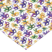 Chemin De Table Court Mardi Gras Print (Coin)
