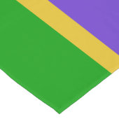 Chemin De Table Court Mardi Gras Stripes (Coin)