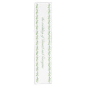 Chemin De Table Court Mariage de la frontière verte Dainty (Devant)